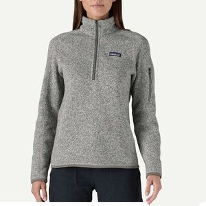 Patagonia Heathered Gray Zip-Up Fleece